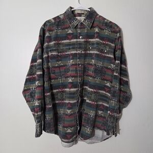 Southwestern Button-Up Shirt